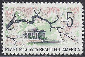 #1318 5c Beautification of America 1966 Mint NH