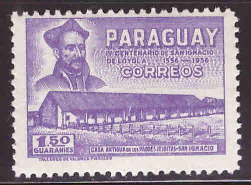 Paraguay Scott 522 MH* St Ignatius stamp