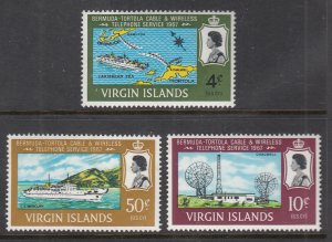 British Virgin Islands 183-185 MNH VF