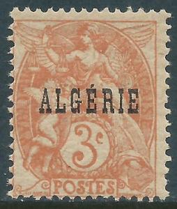 Algeria, Sc #3, 3c MH