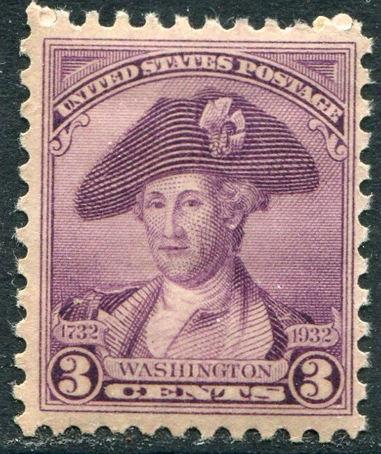 708  3c Washington Mint NH OG