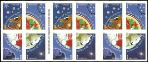 PCBstamps   US #5247/5250b Bk Pane $9.80(5x4x{49c})Christmas Carols, MNH, (7)