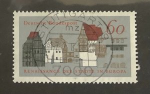 Germany 1981 Scott 1343 used - 60pf,  Restoration of  Buildings in Europe