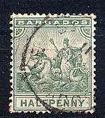 Barbados Scott # 71, used