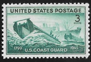 936 3 cents Coast Guard in WW 2 mint OG NH EGRADED SUPERB 99 XXF