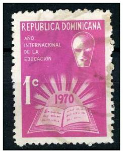 Dominican Republic 1970  Scott RA48 used - 1c education year