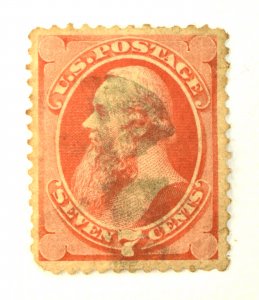 US STAMP SCOTT #149 STANTON 7C NBNCo NO GRILL, 1870