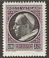 Vatican 76, mint, hinged. 1940. (V16)