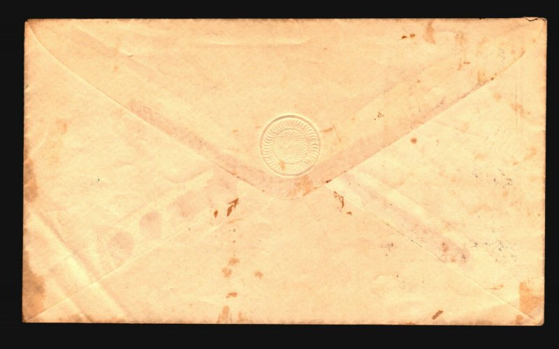 US Civil War Fate Of Traitors Patroitic Cover Unused / Few Creases - Z18661