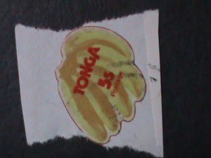 ​TONGA-1978-SC#433- LOVELY BANANAS DIE CUT USED VERY FINE, LAST ONE