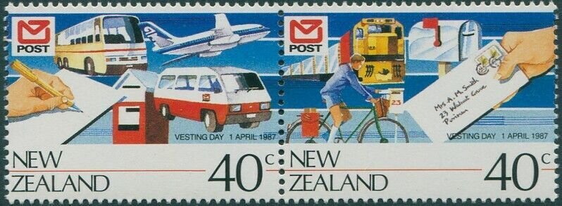New Zealand 1987 SG1421-1422 Vesting Day set MNH