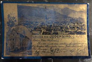 1902 Judenburg Austria Greetings Postcard  Cover To Zagreb Croatia