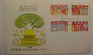 SRI LANKA FDC 1989