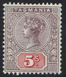 TASMANIA 1892 QV TABLET 5/- 