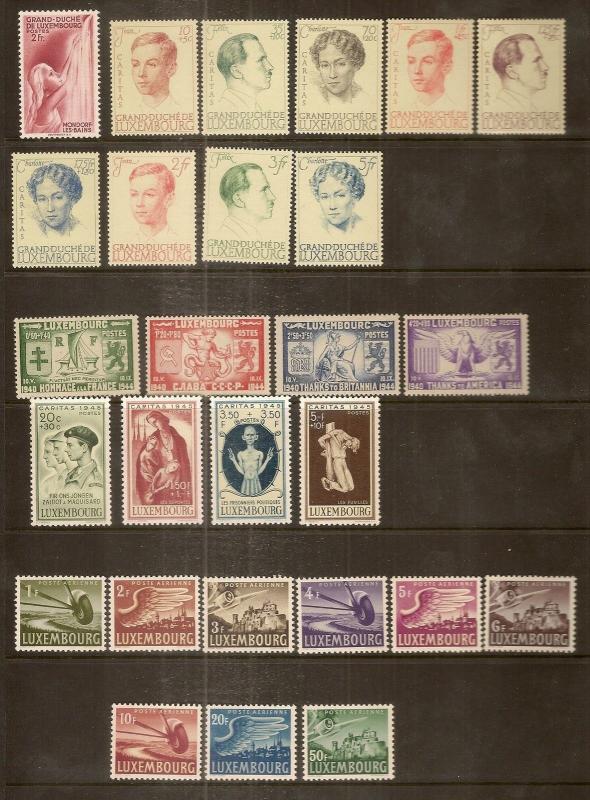 Luxembourg 1920's-50's MNH Collection - bargain giveaway