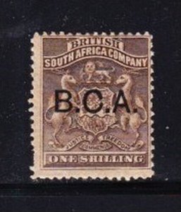 Album Treasures British Central Africa Scott # 7  1sh  BCA Overprint  Mint LH