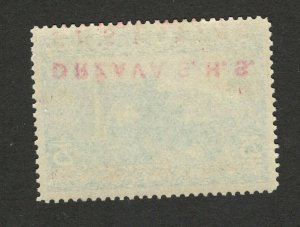 BOSNIA - SHS -MNH STAMP, 25 h - ERROR -TETE BECHE OVERPEINT DRŽAVA S.H.S.-1918