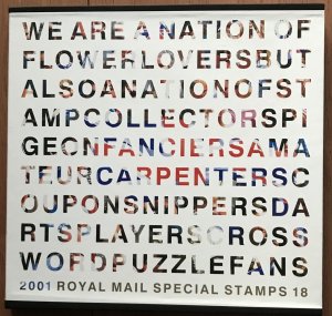 Great Britain Royal Mail Special MNH Stamps Yearbook 2001 W/Stamps Hardcover L41