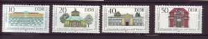 J25352 JLstamps 1983 germany DDR mnh set #2373-6 buildings