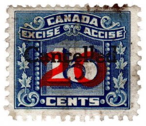 (I.B) Canada Revenue : Excise Tax 20c on 15c OP