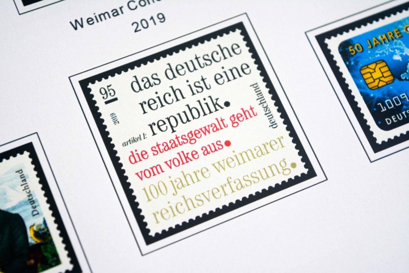 COLOR PRINTED GERMANY 2011-2020 STAMP ALBUM PAGES (89 illustrated pages)