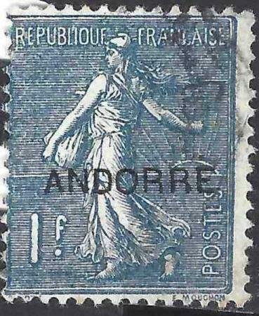 Andorra French 1931 SC 16 Used SCV$ 45.00