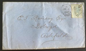 1867 Sydney Australia Vintage cover To Artifield