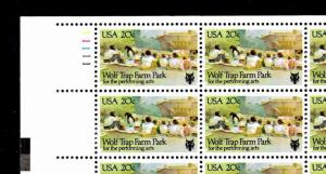 U.S. #2018 Wolf Trap Farm Park - Sheet of 50 - OGNH - VF - CV $20.20 (ESP#490)