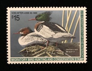 RW61 MNH, US Federal Duck Hunting Stamp