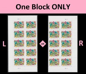 US 5849 Celebration Blooms F plate block 10 MNH 2024