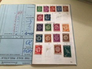 Israel approval mail order stamps booklet A6985