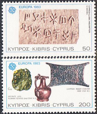 Cyprus #595-596 MNH  Europa