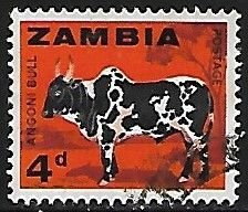 Zambia # 8 - Angoni Bull - used.....{BE13}