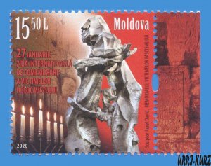 MOLDOVA 2020 International Day of Holocaust Victims Memory Monument 1v Mi1129 MN