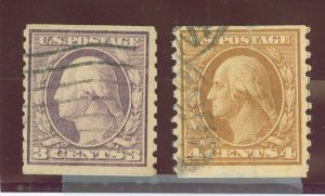 United States #493/495 Used Multiple