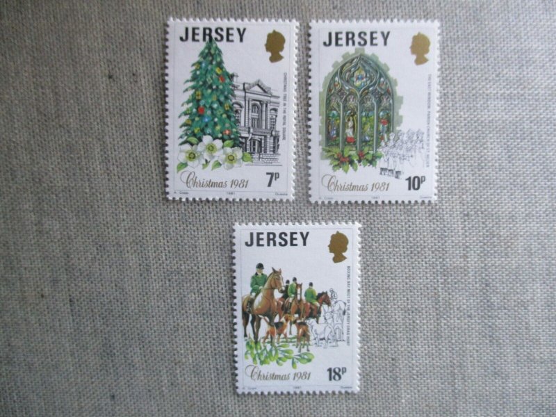 Jersey,Scott# 282-284, MNH