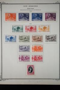 British New Hebrides Early to Mid-1900's Stamp Collection