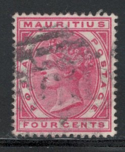 Mauritius 1885 Queen Victoria 4c Scott # 72 Used