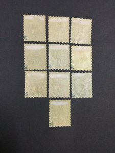 MOMEN: FRENCH NEW CALEDONIA 1903 MINT OG H LOT #62807