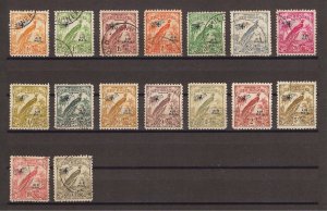 NEW GUINEA 1932 SG 190/203 USED Cat £275
