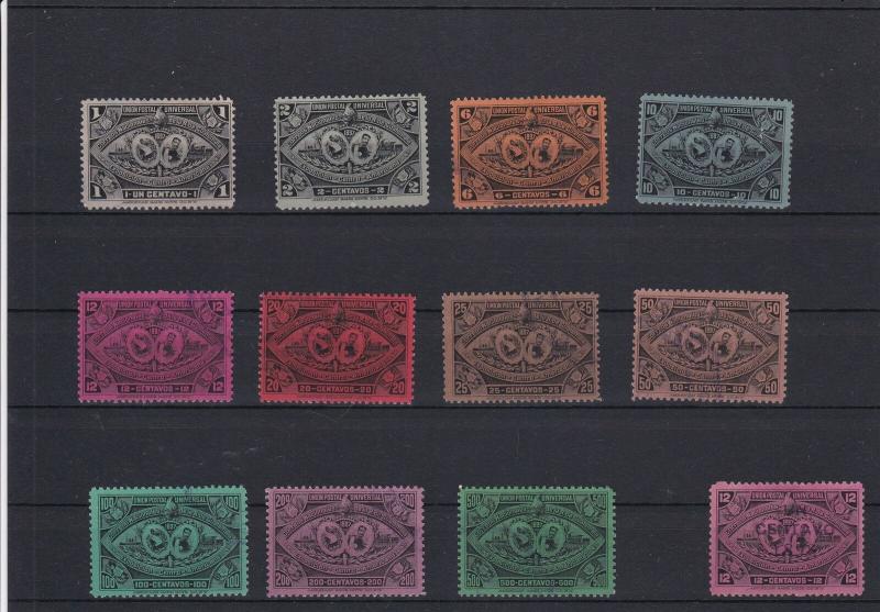 Guatemala 1897 Central American Exhibition Stamps Ref 28153