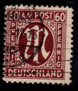 Germany  Scott 3N18 Used AMG 1948 stamp