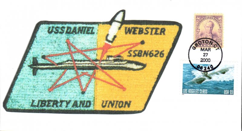 #3372 Submarine USS Daniel Webster SSBN626 Unknown FDC