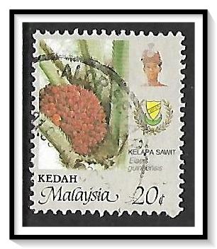 Kedah #135 Agriculture - Coat of Arms & Sultan Used