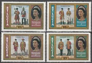 St Lucia #438-41 MNH F-VF (V2574)