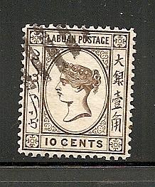 Labuan 1892 used Scott cat.# 36