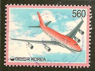 Korea        Scott 1731    Plane      Used