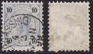 Austria - 1890 - Scott #55 - used - EBERGASSING pmk