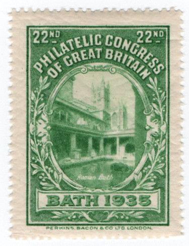 (I.B) Cinderella : 22nd Philatelic Congress (Bath 1935)