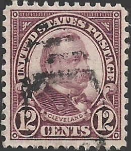 # 693 Used Brown Violet Grover Cleveland